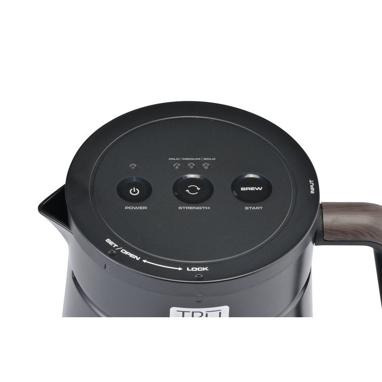 TRU Black BPA-Free Rapid Cold Brew Coffee Maker