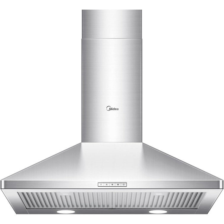 Midea 30-Inch Stainless Steel Convertible Wall Mounted Range Hood