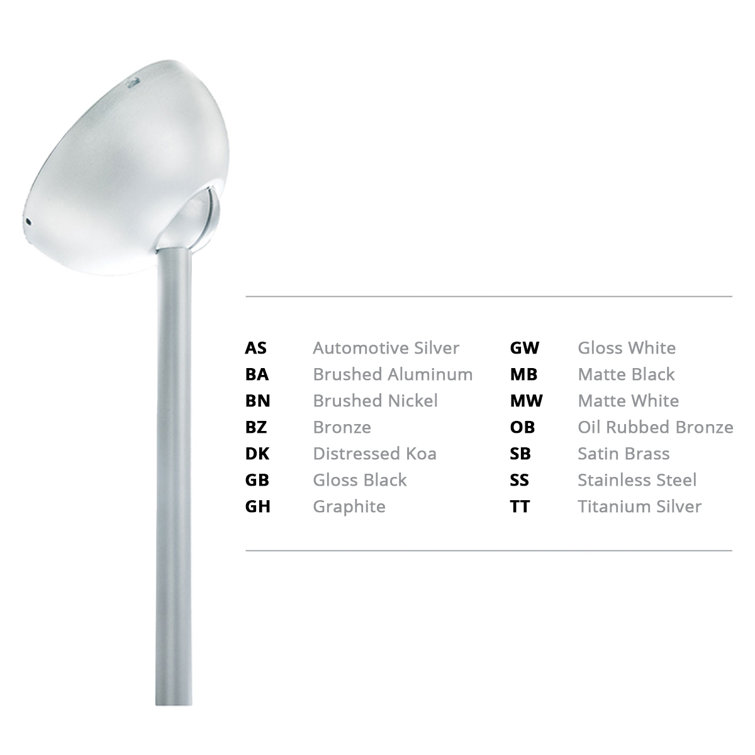 Gloss White Steel Ceiling Fan Slope Adapter Kit