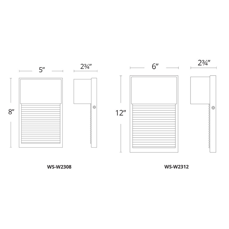 Hiline 12" Black Etched Glass LED Outdoor Wall Light