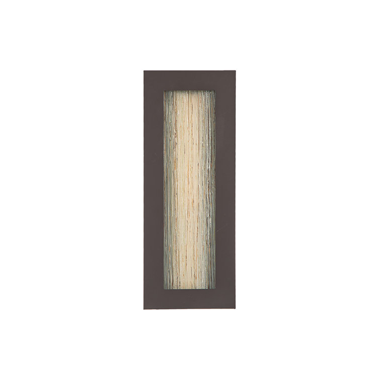 Bronze Art Glass Dimmable LED Wall Sconce - 18" H x 7" W