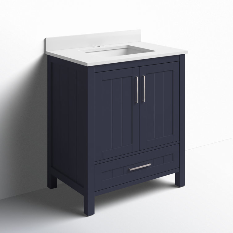 Midnight Blue 30" Freestanding Bathroom Vanity with Sink