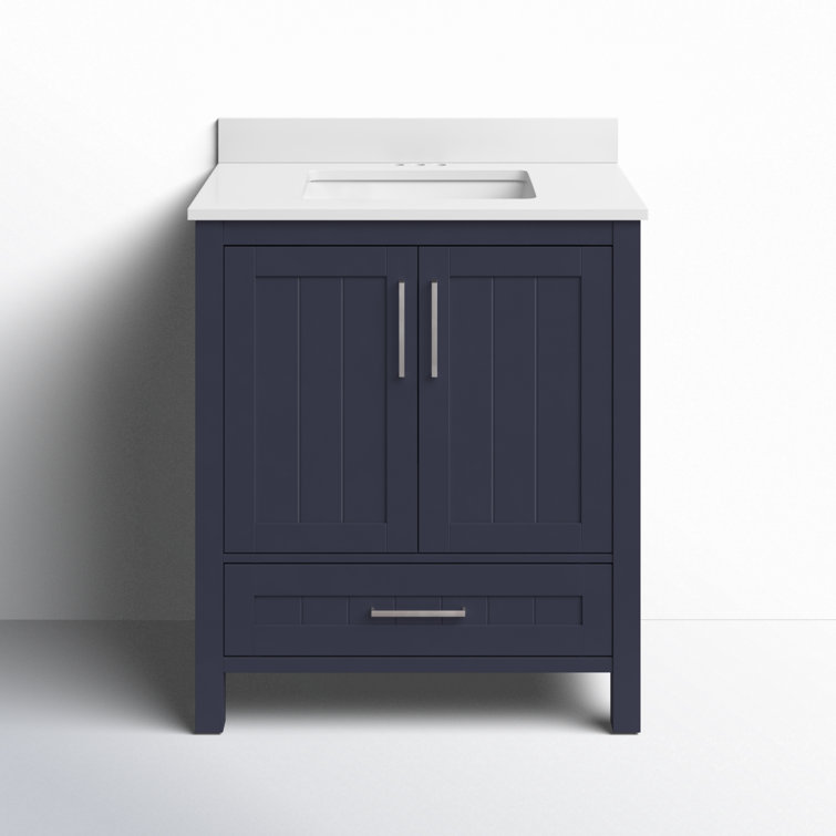 Midnight Blue 30" Freestanding Bathroom Vanity with Sink