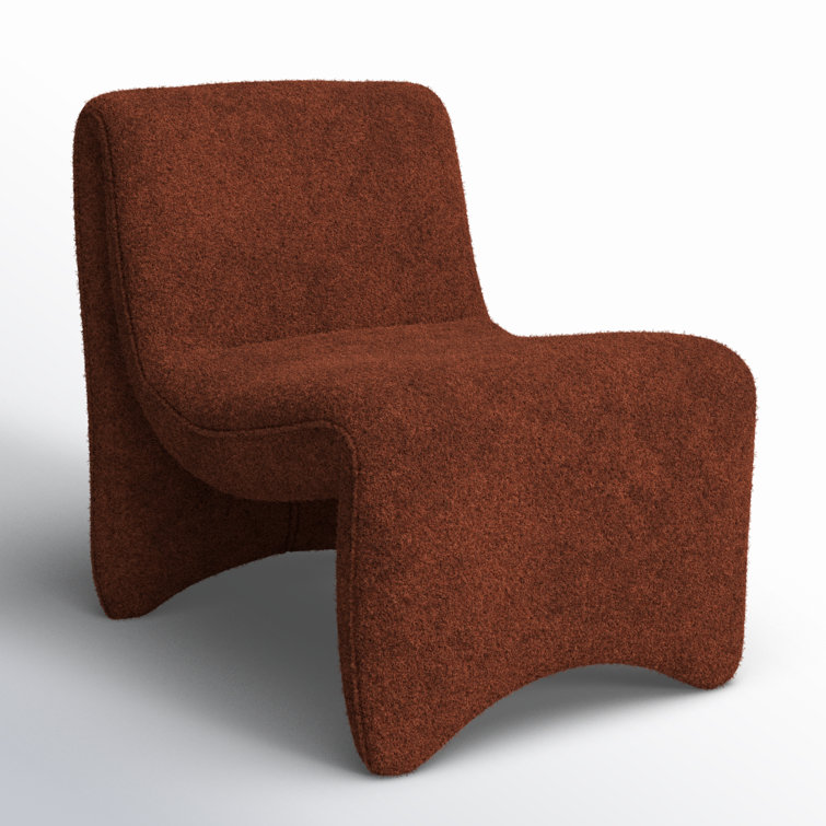 Cardiff Auburn Contemporary Glove Accent Chair