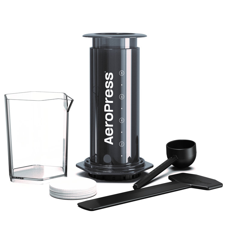 AeroPress XL Large Black Manual Coffee Press with Tritan Carafe