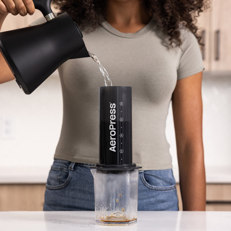 AeroPress XL Large Black Manual Coffee Press with Tritan Carafe