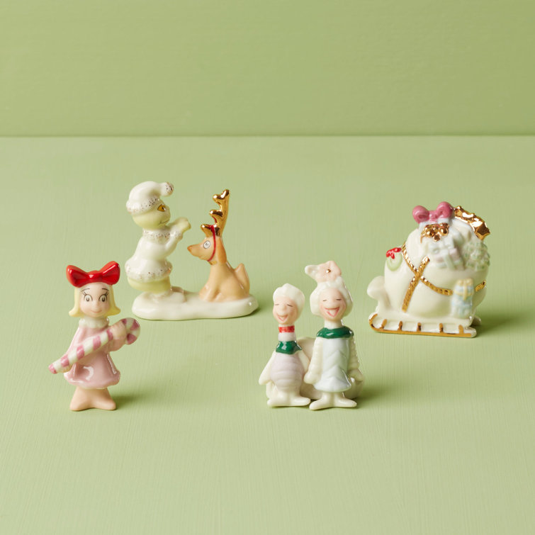 Who-Ville Holiday Cheer 4-Piece Figurine Set