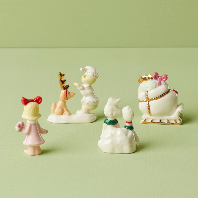 Who-Ville Holiday Cheer 4-Piece Figurine Set