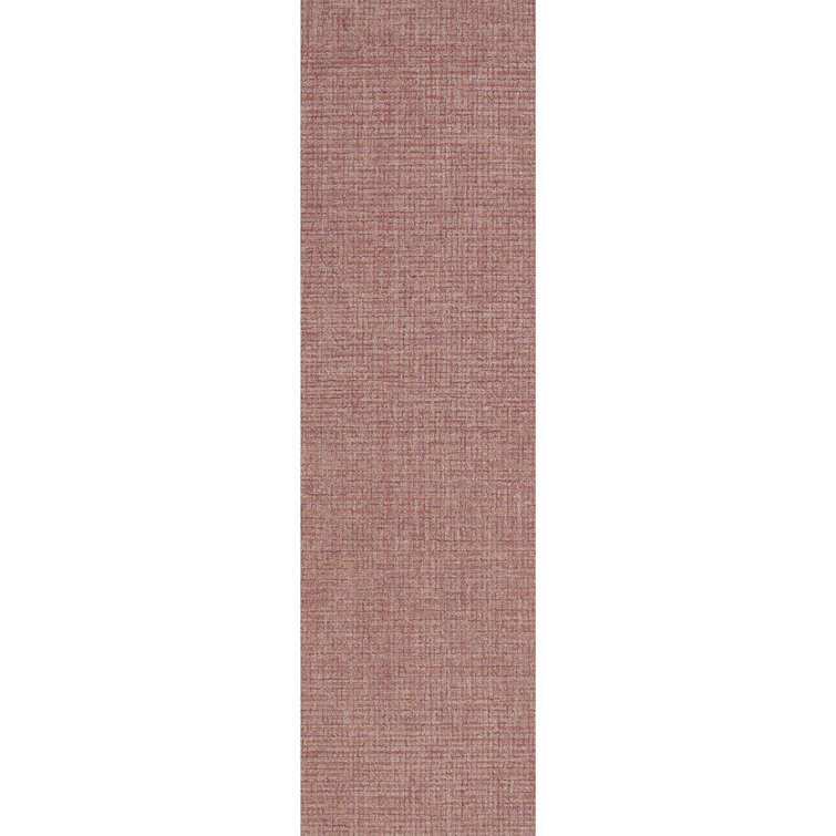 Hand-Tufted Spice Wool Runner Rug with Cotton Backing