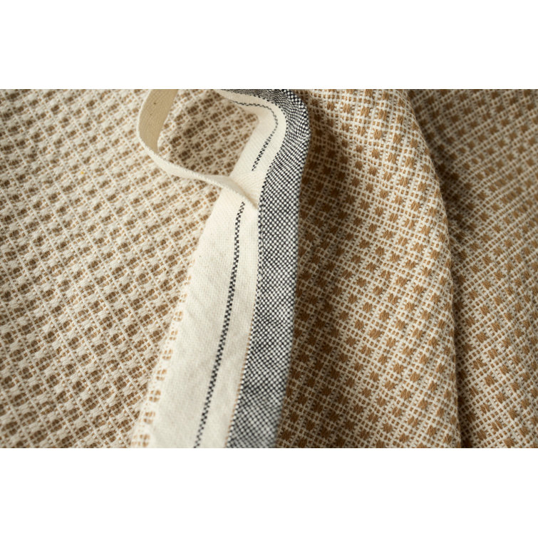Hazel Undyed Organic Cotton Jacquard Hand Towel Set