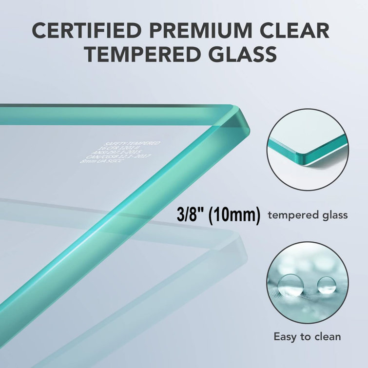 Chrome Frameless Sliding Shower Door with Tempered Glass