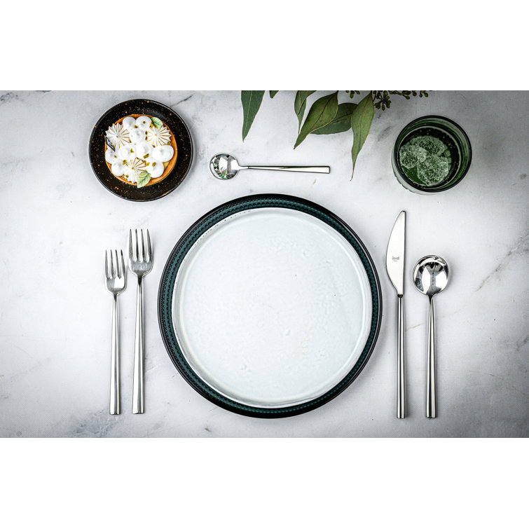 Atena 20-Piece Mirror Finish Stainless Steel Flatware Set