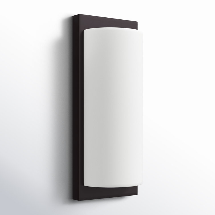 Bronze Steel Dimmable Rectangle Wall Sconce