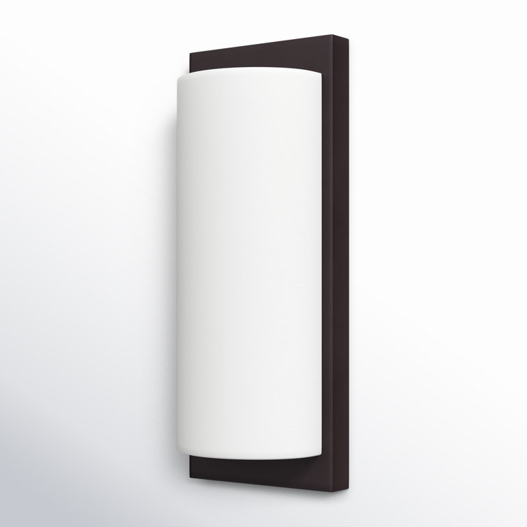 Bronze Steel Dimmable Rectangle Wall Sconce