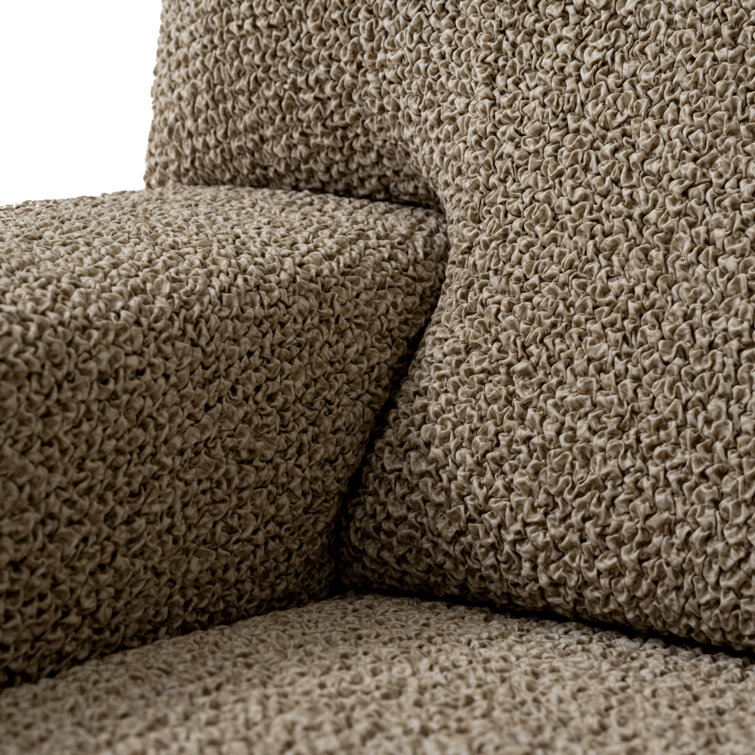 Mediterra Mocha Stretch Polyester Armchair Slipcover