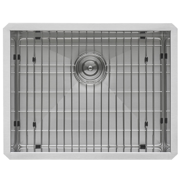 Ruvati 25" Stainless Steel Drop-in Single Bowl Kitchen Sink