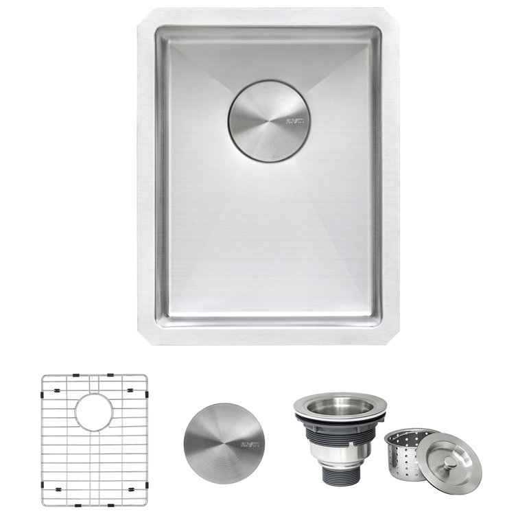 Ruvati 14-inch Stainless Steel Undermount Bar Prep Sink