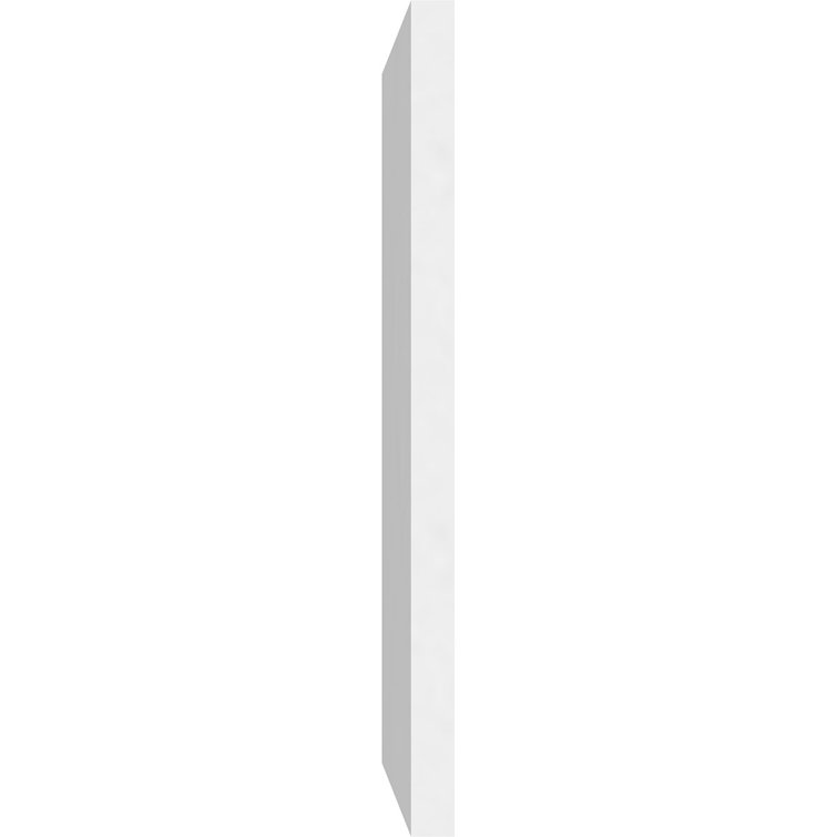 White Textured PVC 3D Decorative Wall Panel 12" x 12"