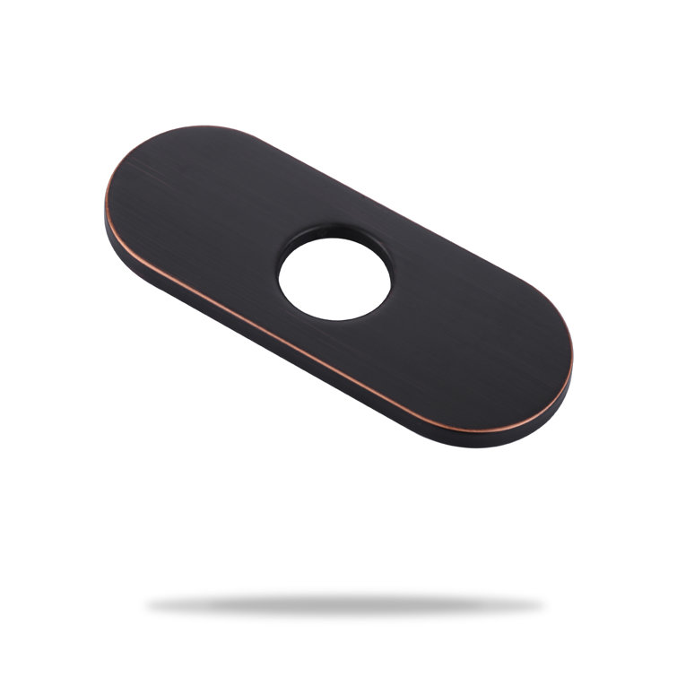 6.3-Inch Oil Rubbed Bronze Stainless Steel Escutcheon Plate