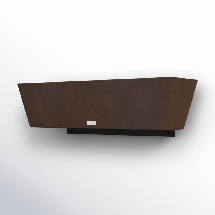 Espresso 36" Recycled Plastic Railing Planter Box