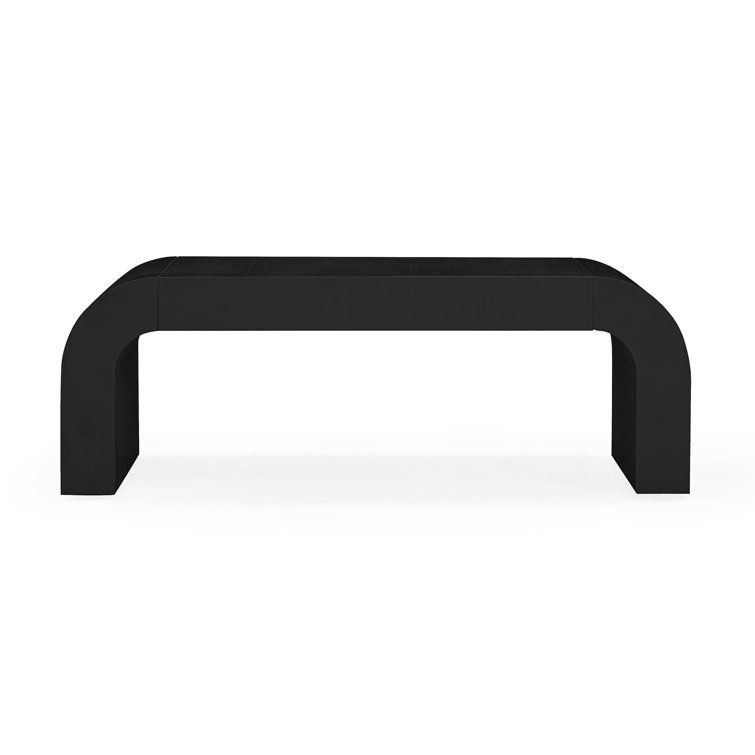 Hump Black Acacia Wood Modern Coffee Table