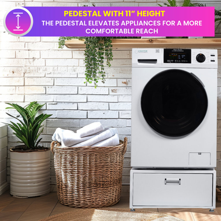 Equator Advanced Appliances White 1.62 cu. ft. Ventless All-In-One Washer Dryer Combo