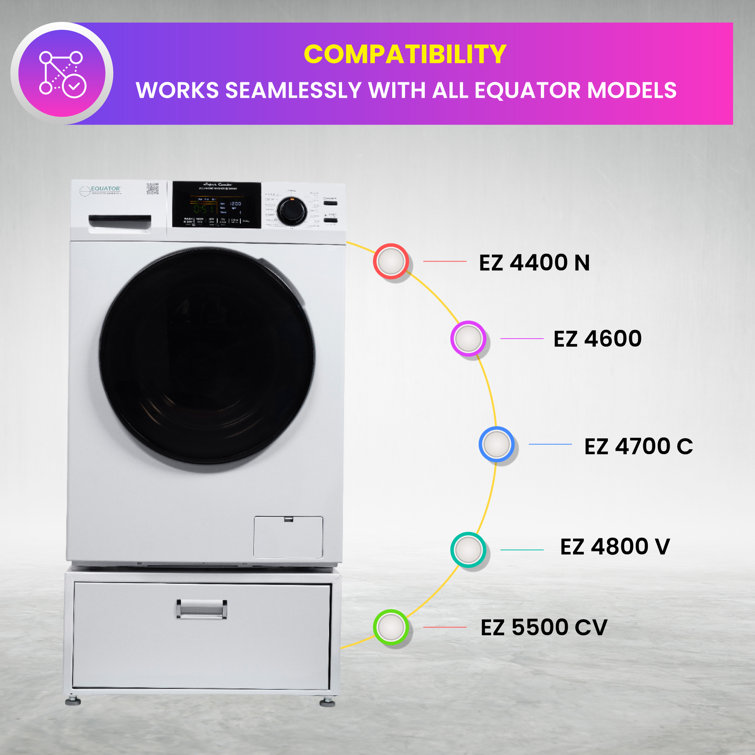 Equator Advanced Appliances White 1.62 cu. ft. Ventless All-In-One Washer Dryer Combo