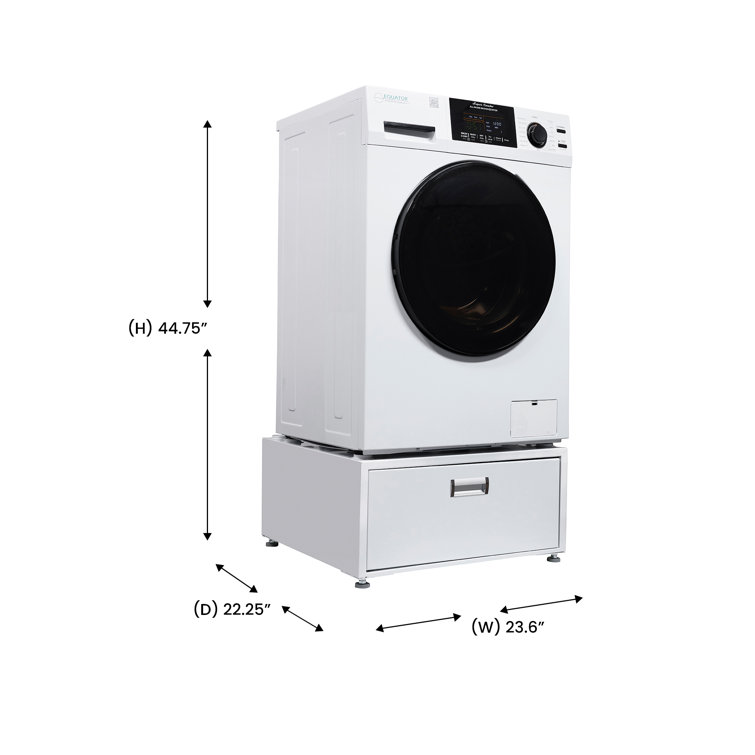 Equator Advanced Appliances White 1.62 cu. ft. Ventless All-In-One Washer Dryer Combo