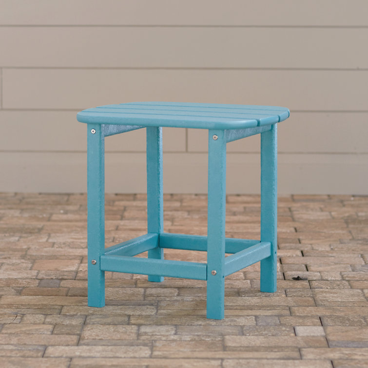 Aruba Blue 18" Polywood Side Table