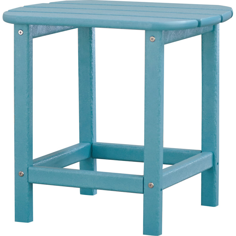 Aruba Blue 18" Polywood Side Table