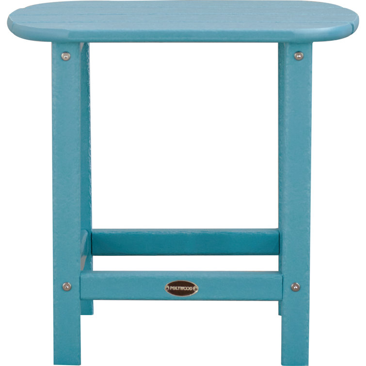 Aruba Blue 18" Polywood Side Table