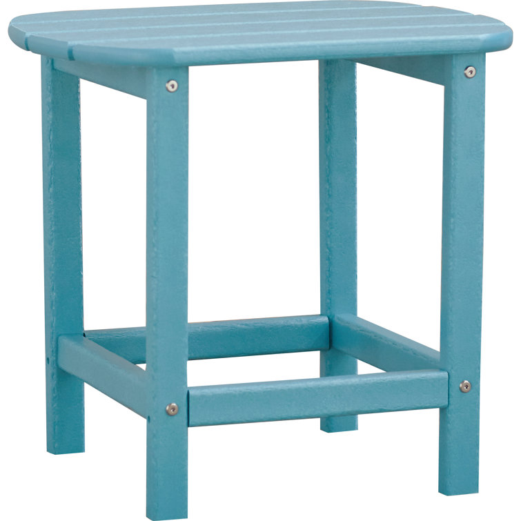 Aruba Blue 18" Polywood Side Table