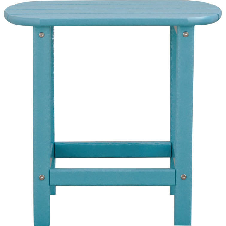 Aruba Blue 18" Polywood Side Table