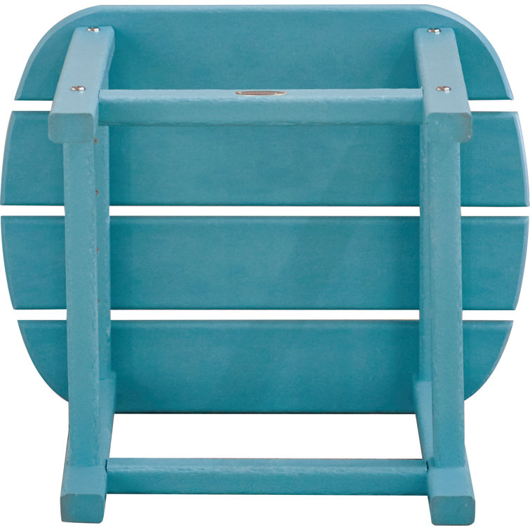 Aruba Blue 18" Polywood Side Table