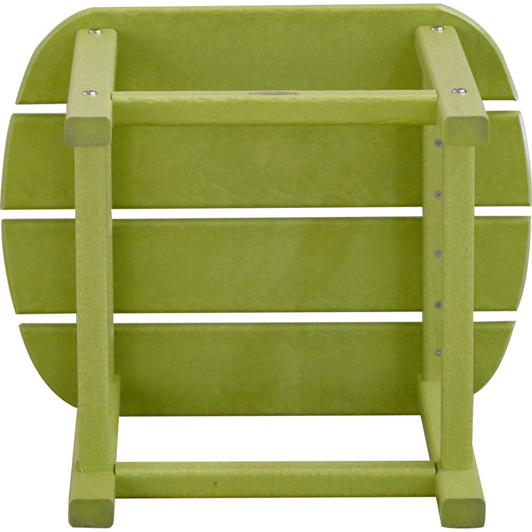 Long Island 18" Lime Green Polywood Side Table