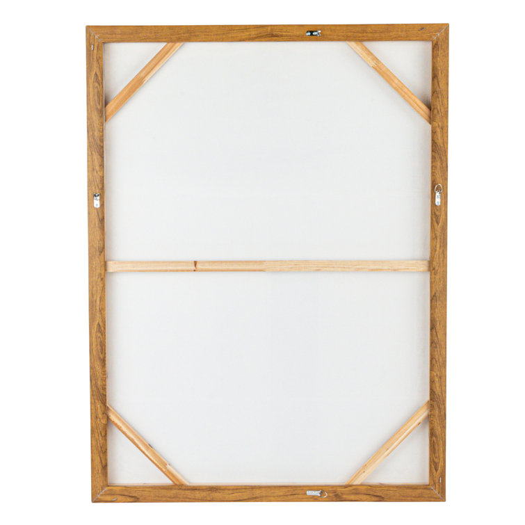 Taupe and Grey Abstract Canvas Painting with Firwood Frame