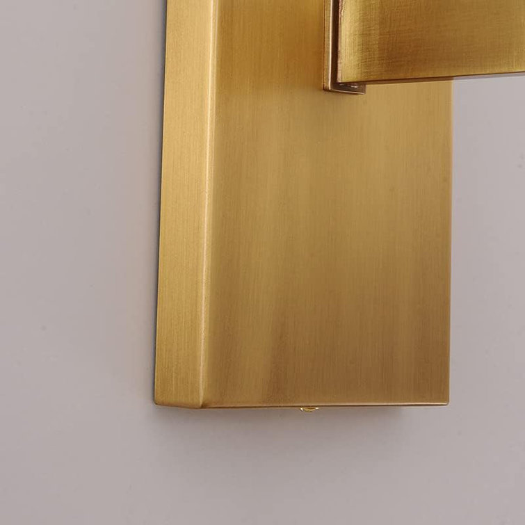 Brass and Gold Raindrop Wall Sconces with Clear Glass