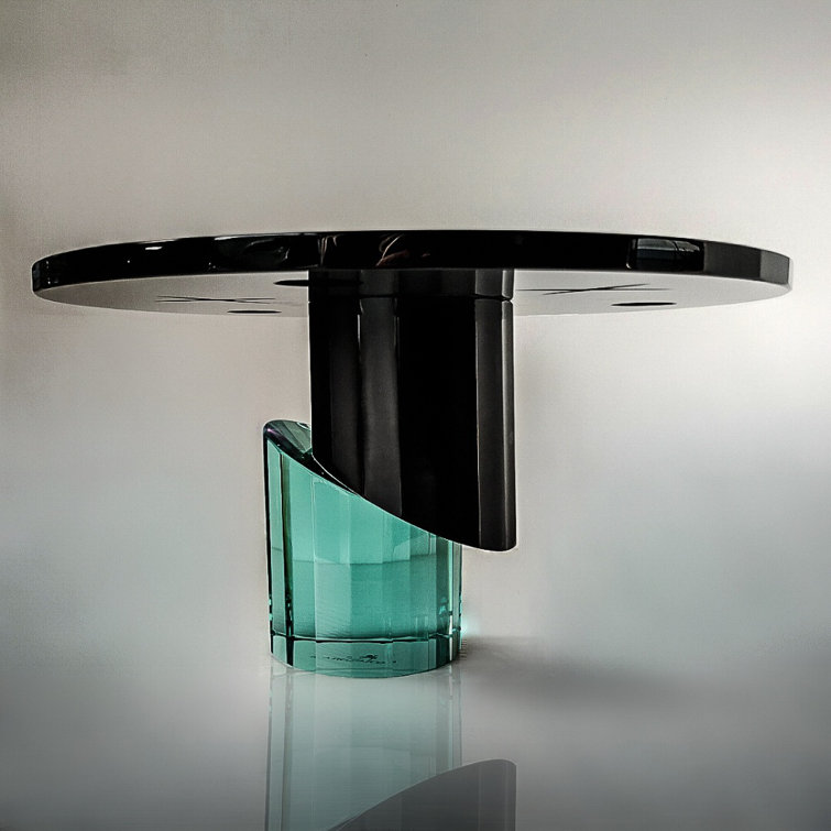 Handmade Turquoise and Clear Crystal Cake Stand