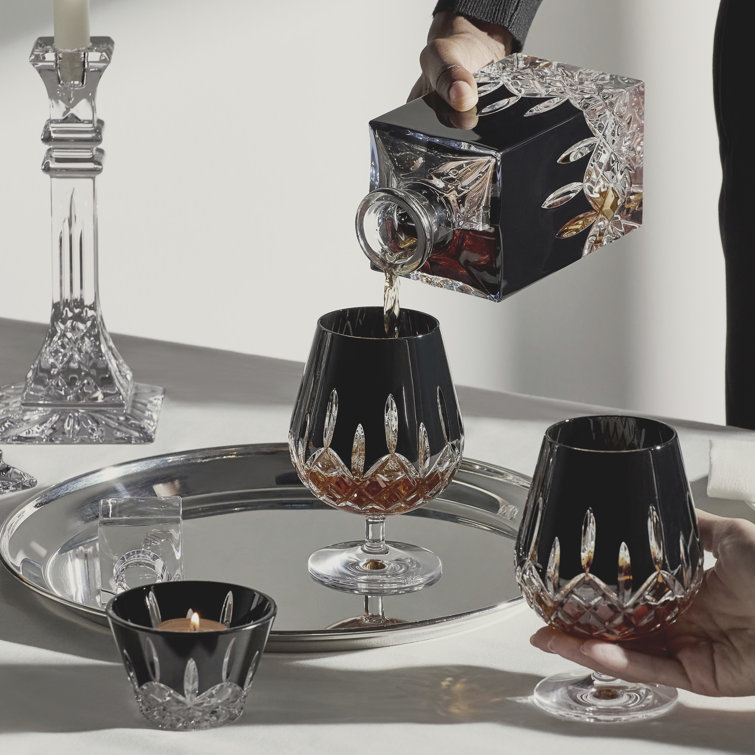 Black Crystal Hollywood Glam Candle Holder