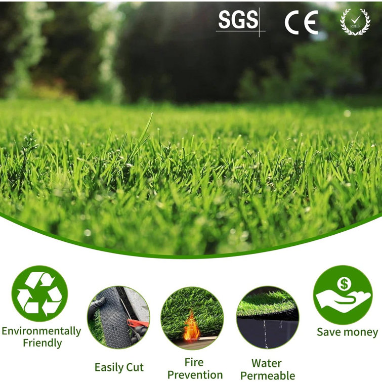 5' x 10' Green UV Resistant Artificial Grass Turf Roll
