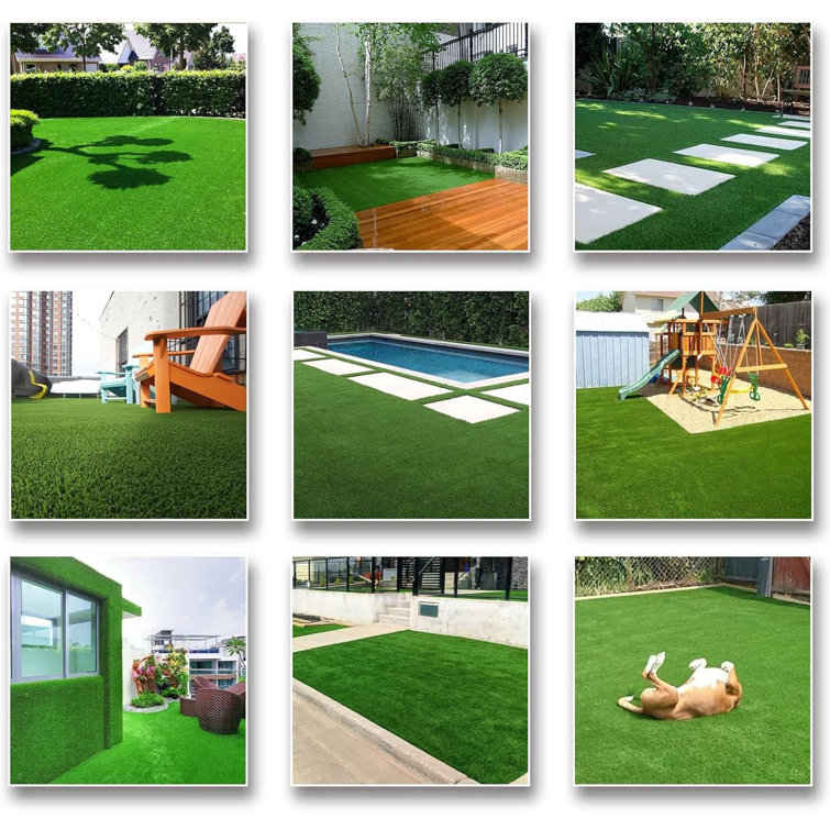 5' x 10' Green UV Resistant Artificial Grass Turf Roll
