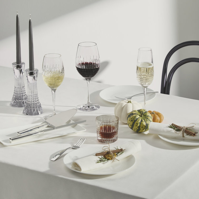 Lismore Diamond Crystal Cut White Wine Glass