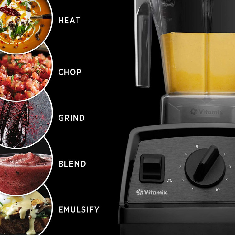 Black 48-oz Tritan Countertop Blender with Variable Speed