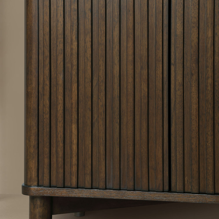 Gabi 36" Dark Walnut Single Sink Bathroom Vanity with White Marble Top