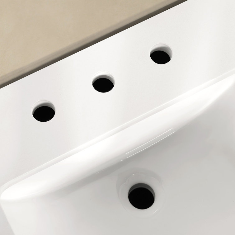 Gabi 36" Dark Walnut Single Sink Bathroom Vanity with White Marble Top