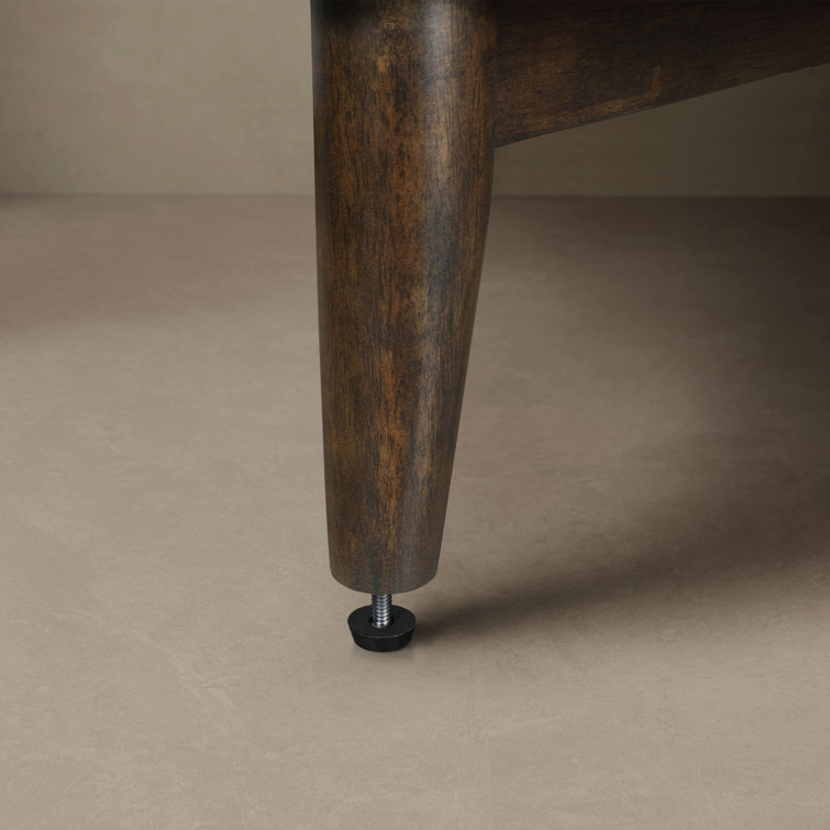 Gabi 24 in. Dark Walnut Single Sink Vanity with White Ceramic Top
