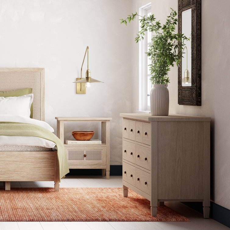 Flagstaff Natural Wood 8-Drawer Double Dresser