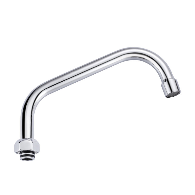 8" Polished Chrome Swivel Spout Replacement for Kitchen Sink