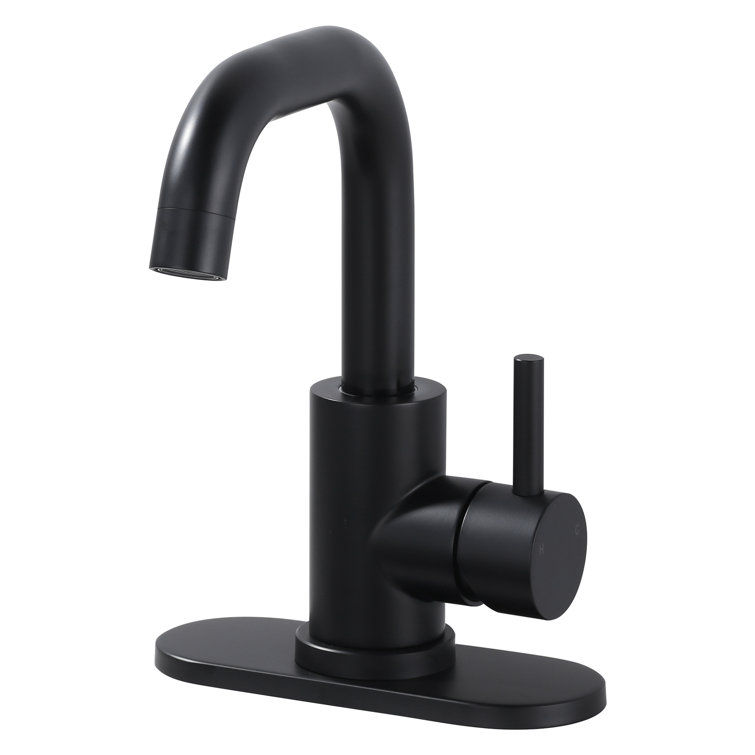 Matte Black Stainless Steel Single Handle Bar Faucet