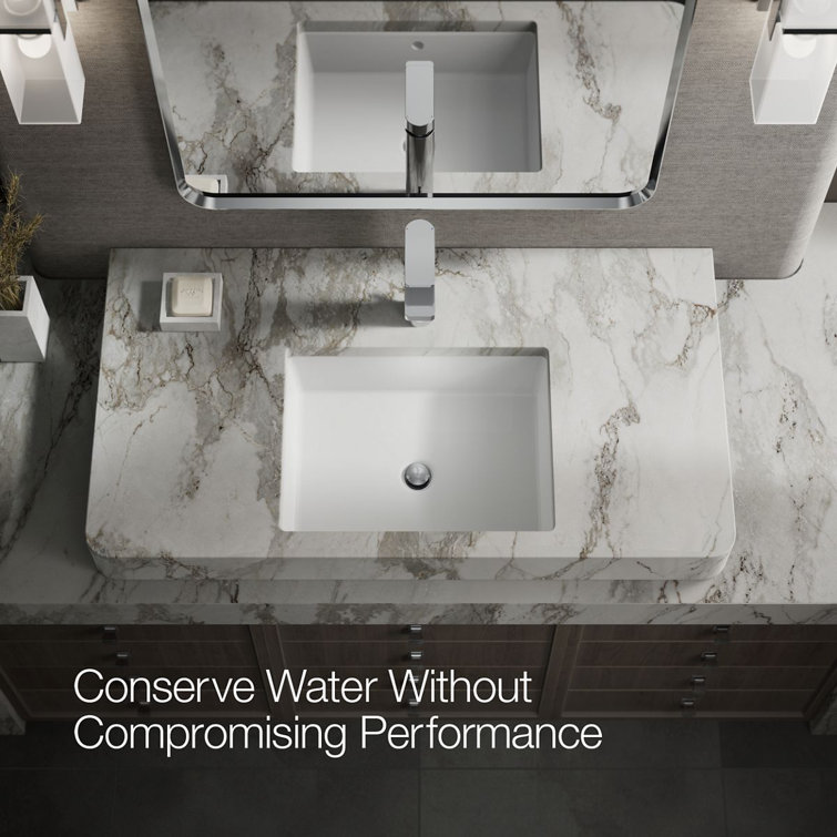 Parallel™ Polished Chrome Tall Single-Handle Bathroom Faucet with Drain